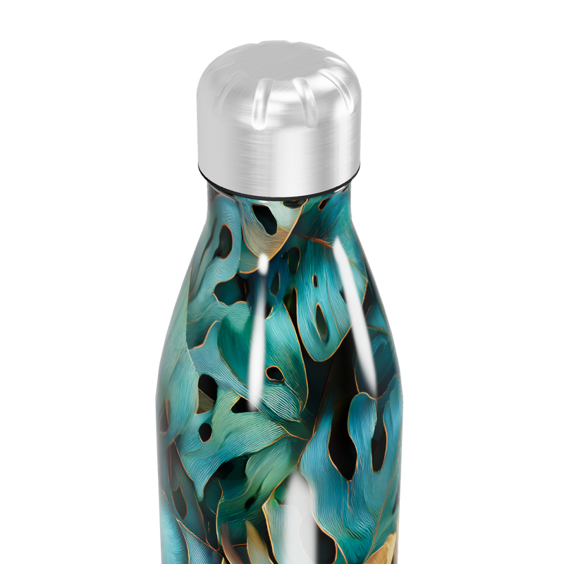 Garrafa Inox - Folhagem Tropical