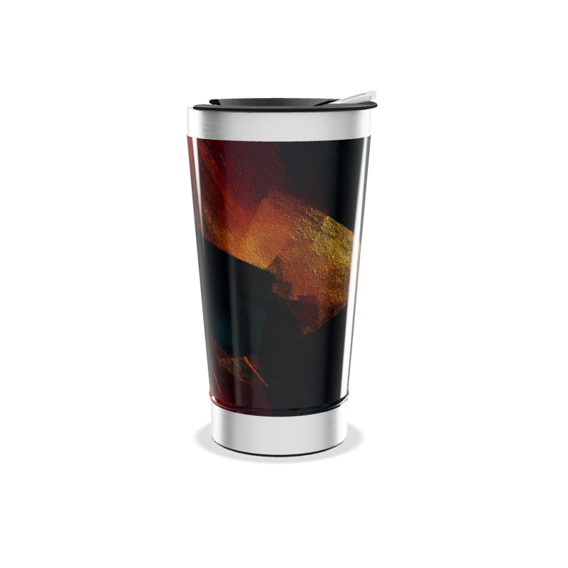 Copo Térmico - Abstrato Colorido Inox