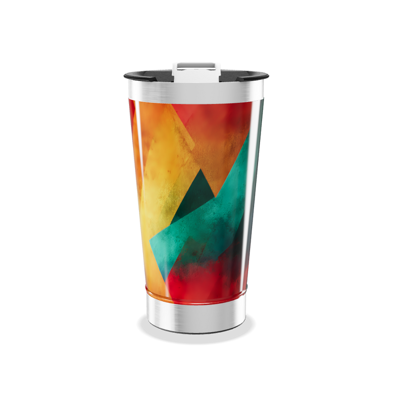 Copo Térmico - Estampa Colorida Inox