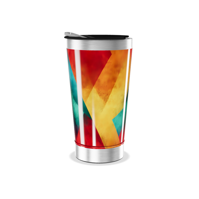 Copo Térmico - Estampa Colorida Inox