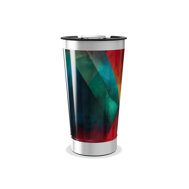 Copo Térmico - Estampa Colorida Inox