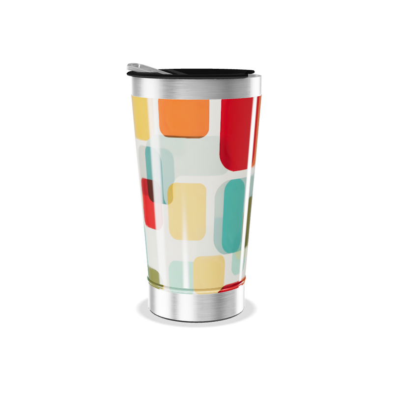 Copo Térmico - Estampado Multicolorido