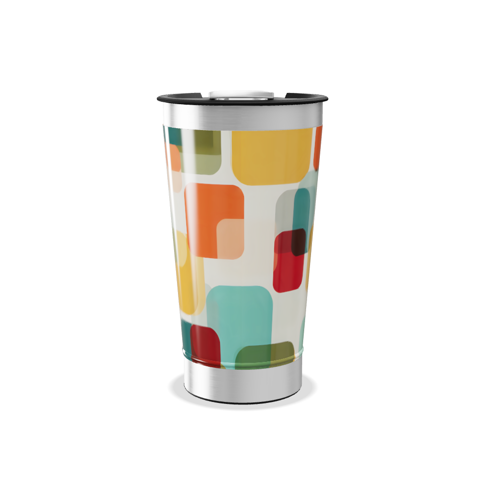 Copo Térmico - Estampado Multicolorido