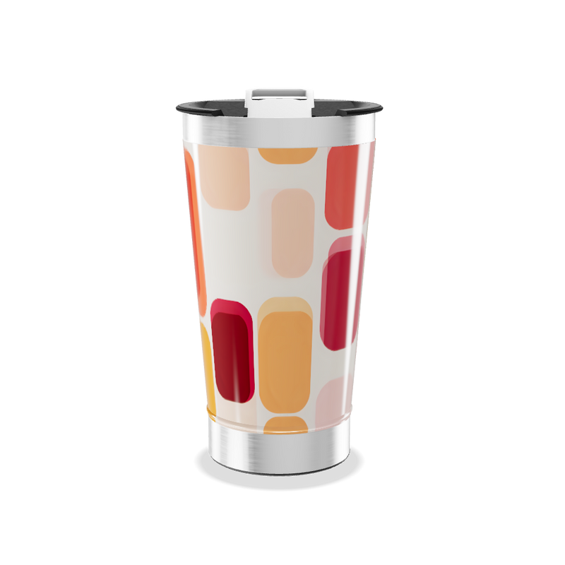 Copo Térmico - Estampa Colorida Geométrica