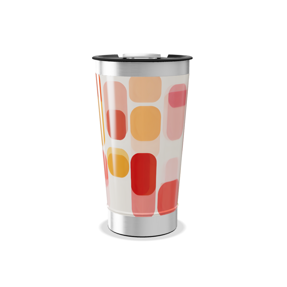 Copo Térmico - Estampa Colorida Geométrica