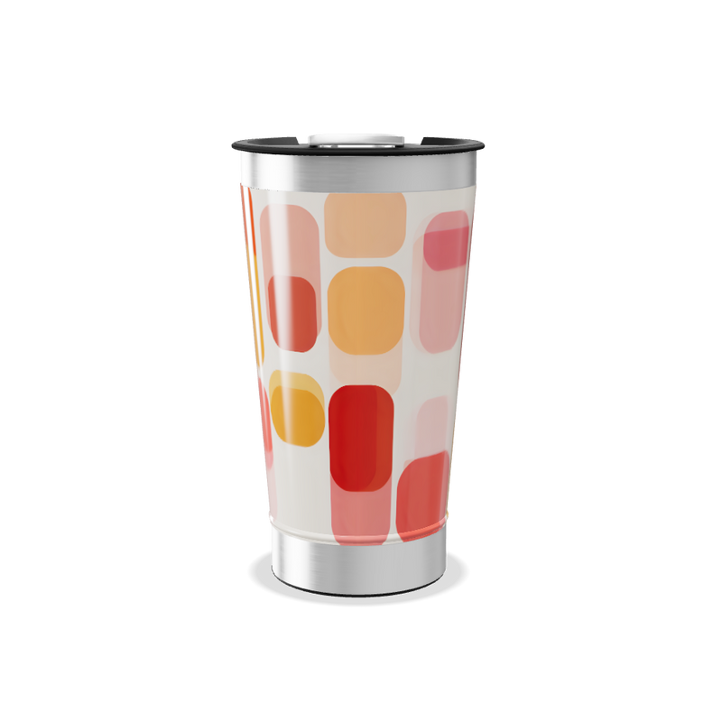 Copo Térmico - Estampa Colorida Geométrica