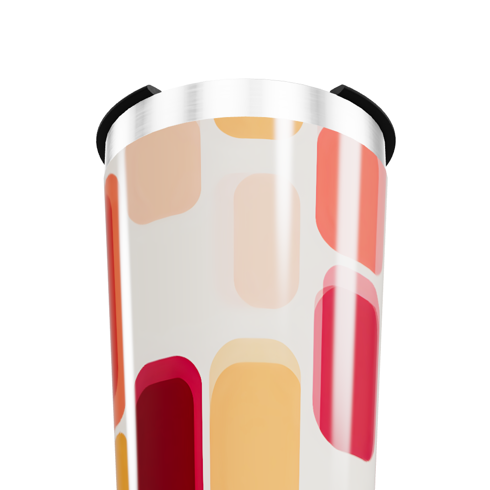 Copo Térmico - Estampa Colorida Geométrica