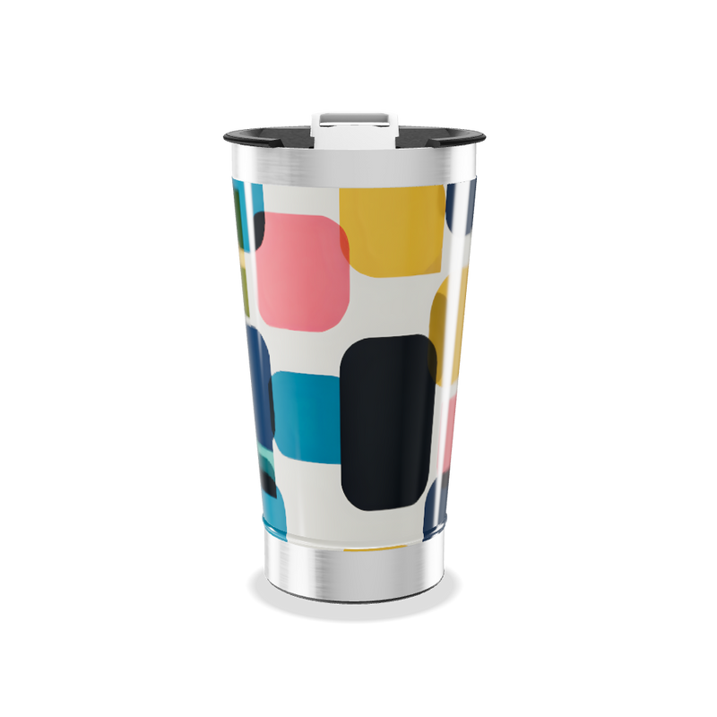 Copo Térmico - Estampado Colorido Inox