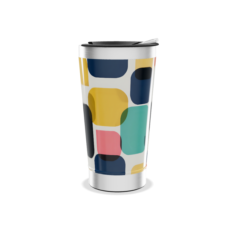 Copo Térmico - Estampado Colorido Inox