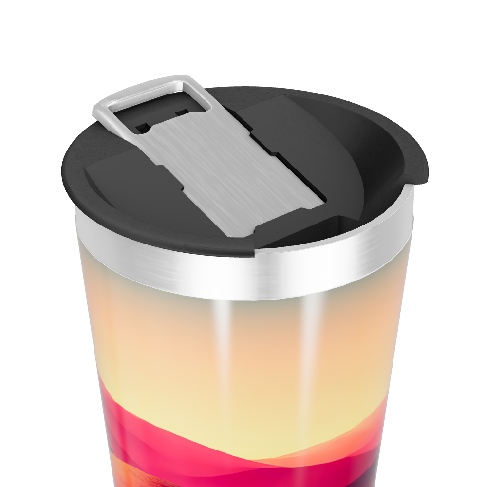 Copo Térmico - Paisagem Colorida Aço Inox