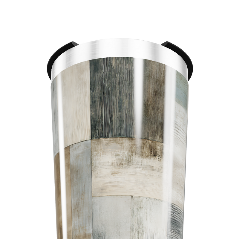 Copo Térmico - Estampa Madeira Colorida