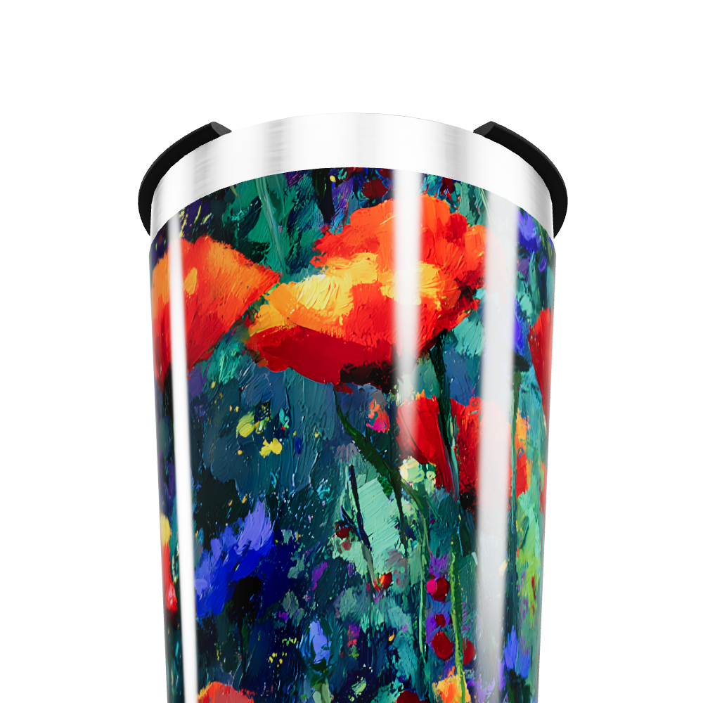 Copo Térmico - Estampa Floral Colorida