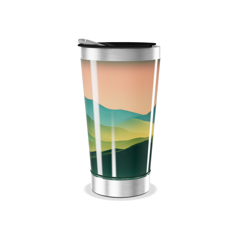 Copo Térmico - Paisagem Colorida