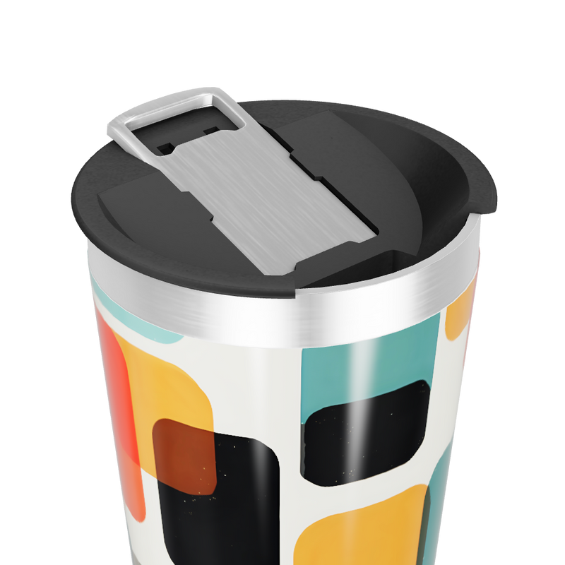 Copo Térmico - Estampa Geométrica Colorida