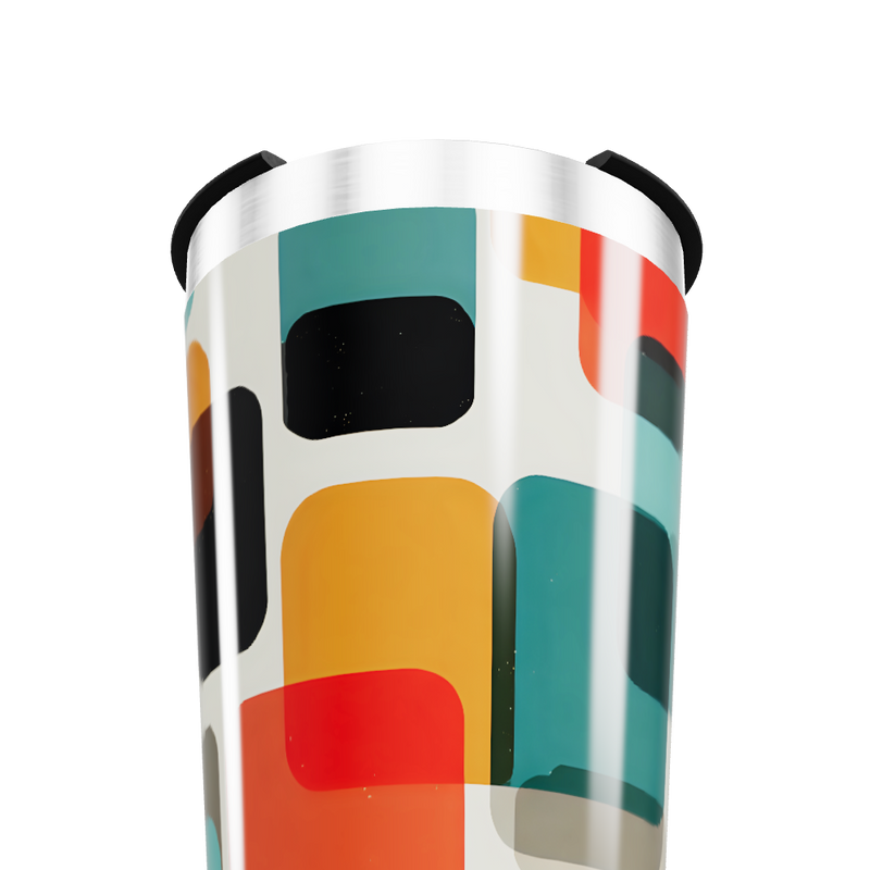 Copo Térmico - Estampa Geométrica Colorida