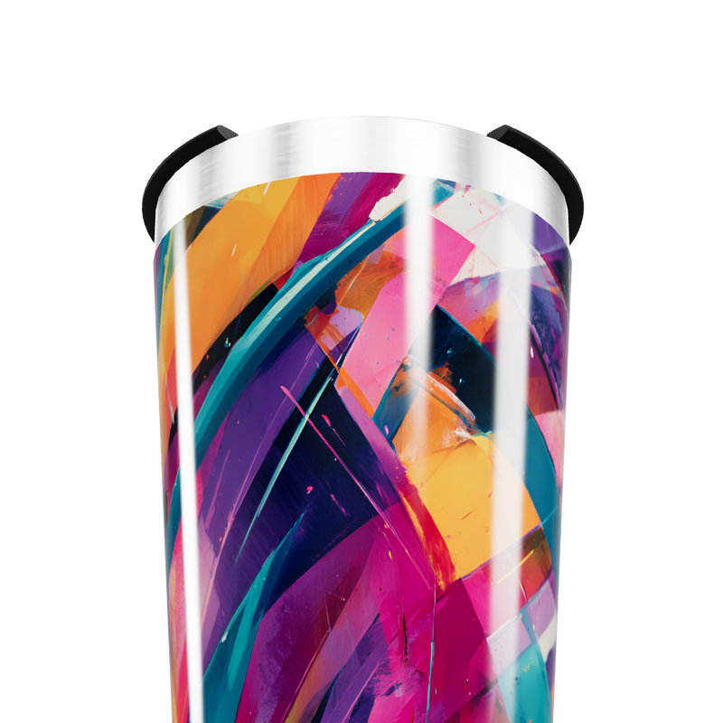 Copo Térmico - Estampa Colorida Abstrata