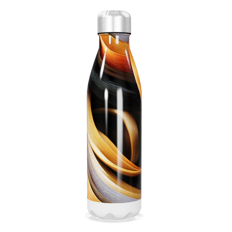 Garrafa Inox - Estampa Abstrata Colorida