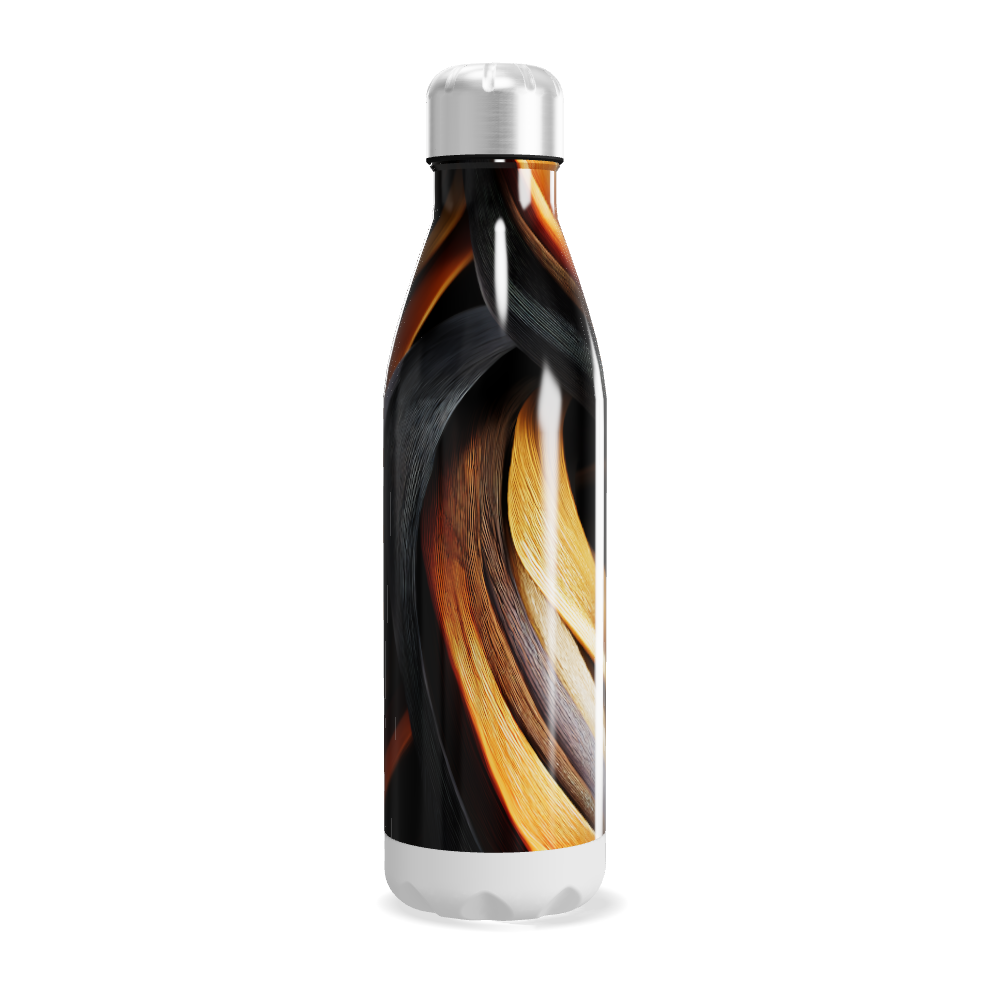 Garrafa Inox - Estampa Abstrata Colorida