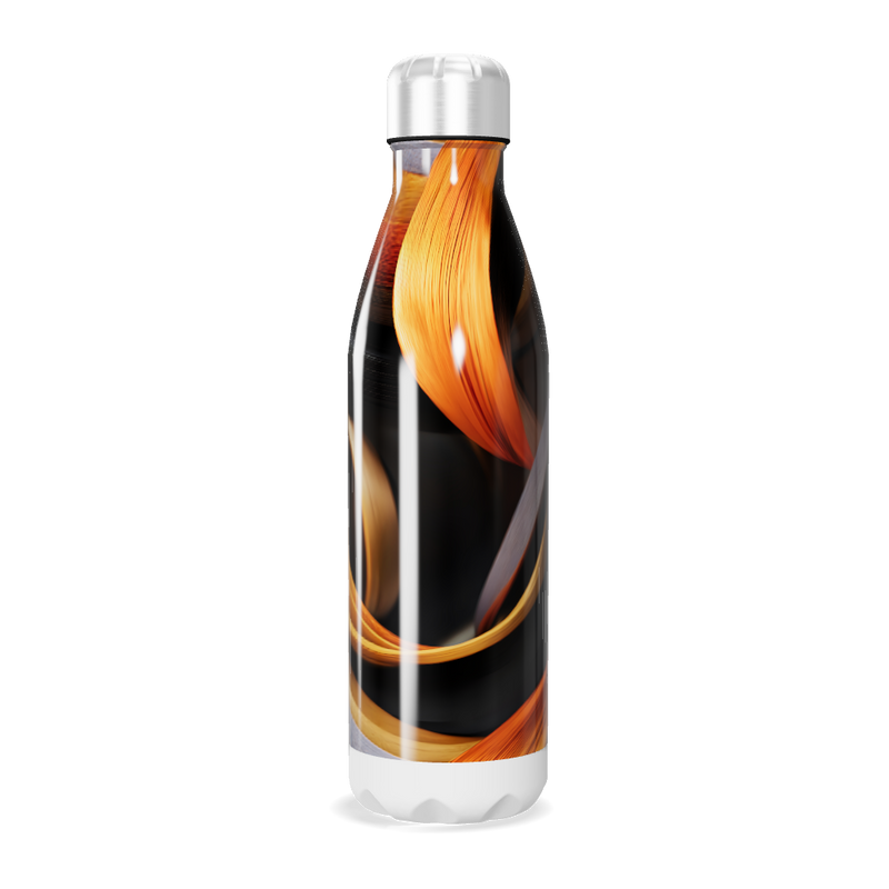 Garrafa Inox - Estampa Abstrata Colorida