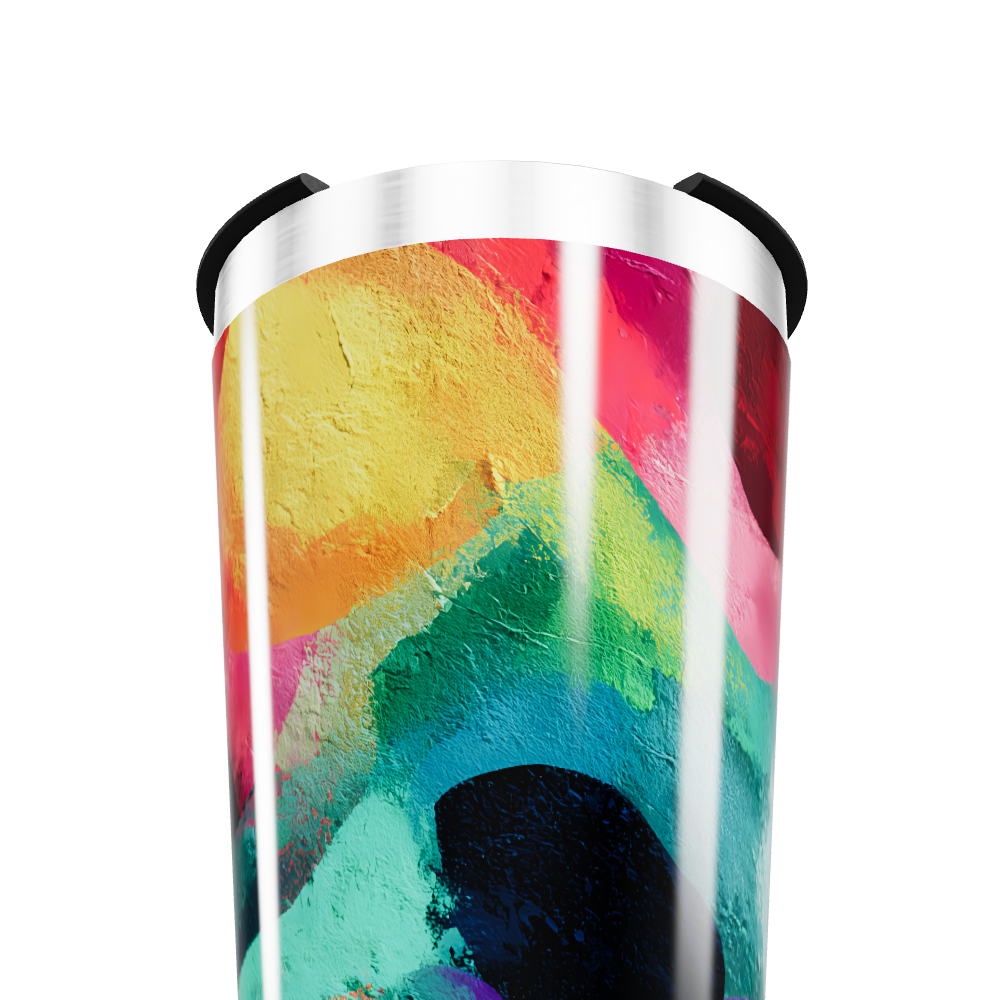 Copo Térmico - Arte Colorida Aço Inox