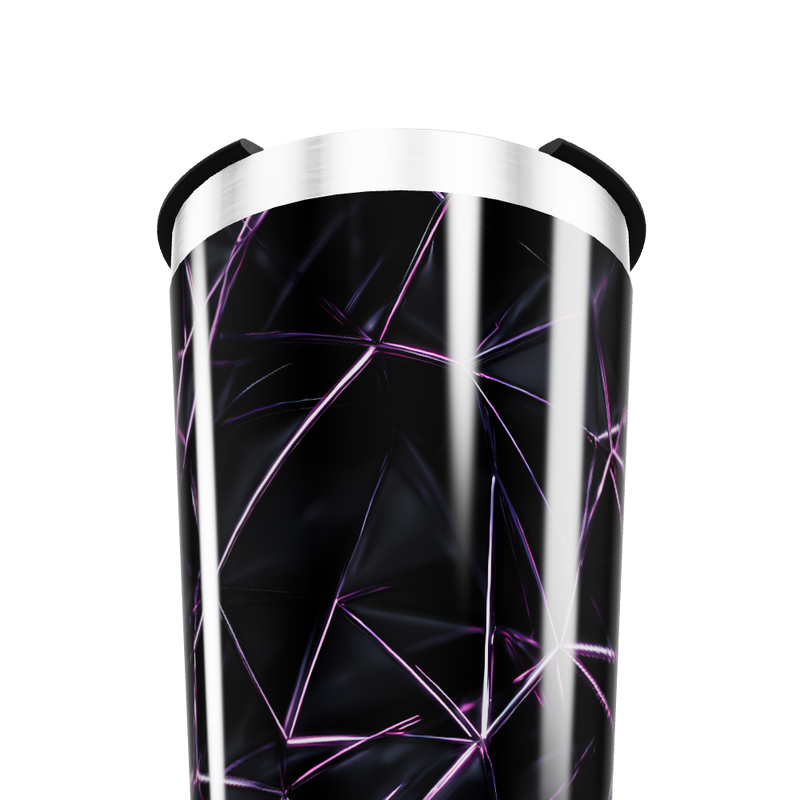 Copo Térmico - Preto com Geometria