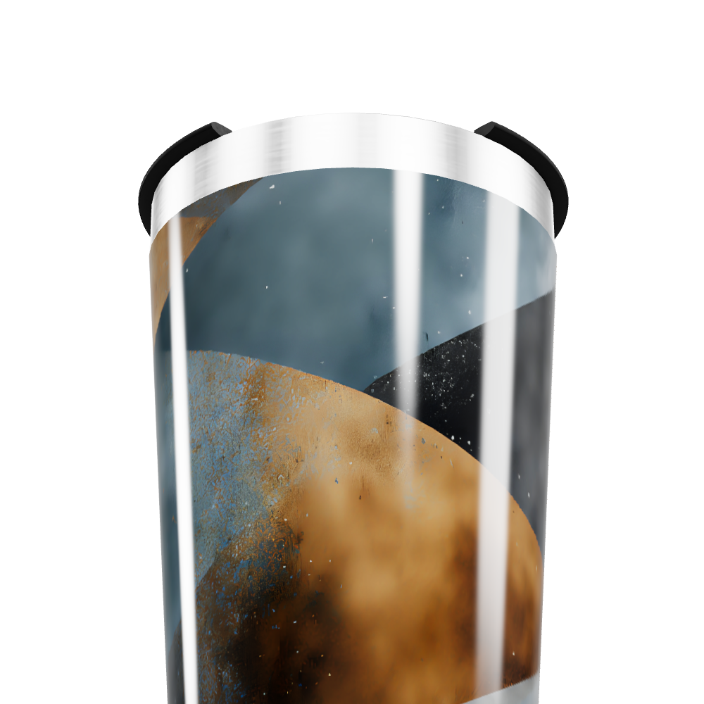 Copo Térmico - Aço Inox Estampa Abstrata