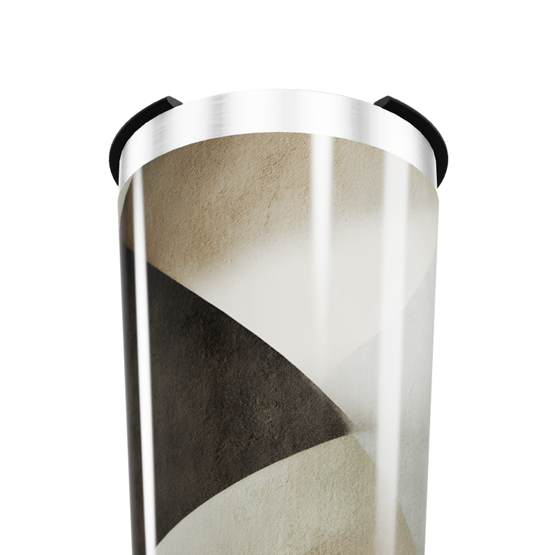 Copo Térmico - Estampa Geométrica Bege