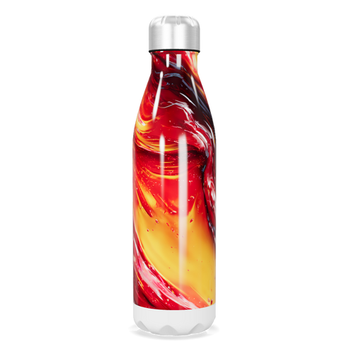Garrafa Inox Estampada Colorida 500ml