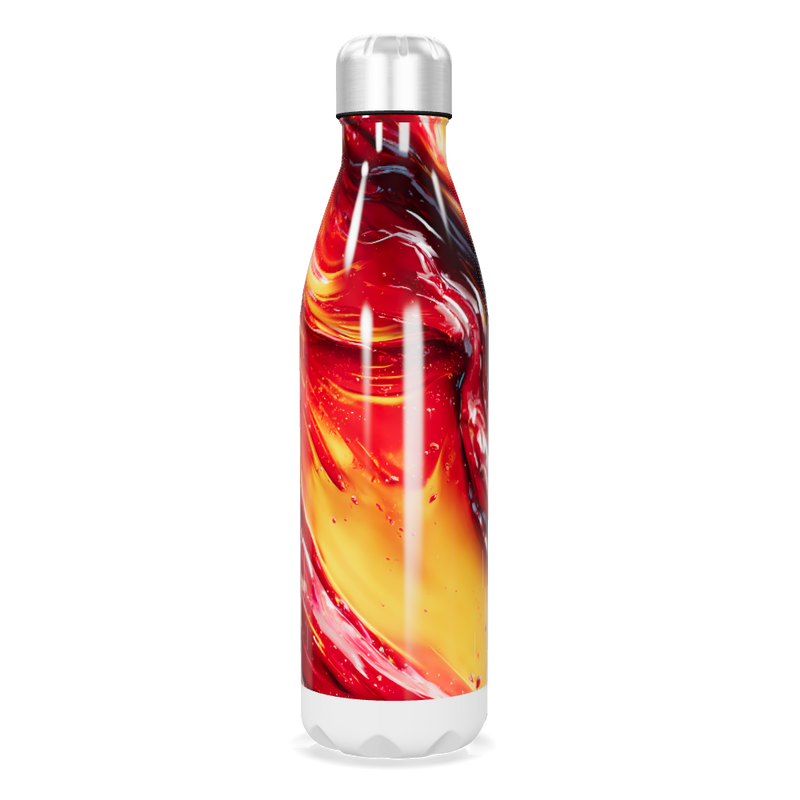 Garrafa Inox Estampada Colorida 500ml