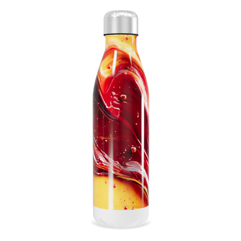 Garrafa Inox Estampada Colorida 500ml