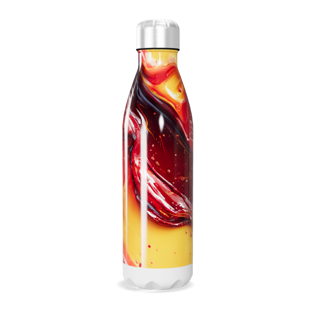 Garrafa Inox Estampada Colorida 500ml