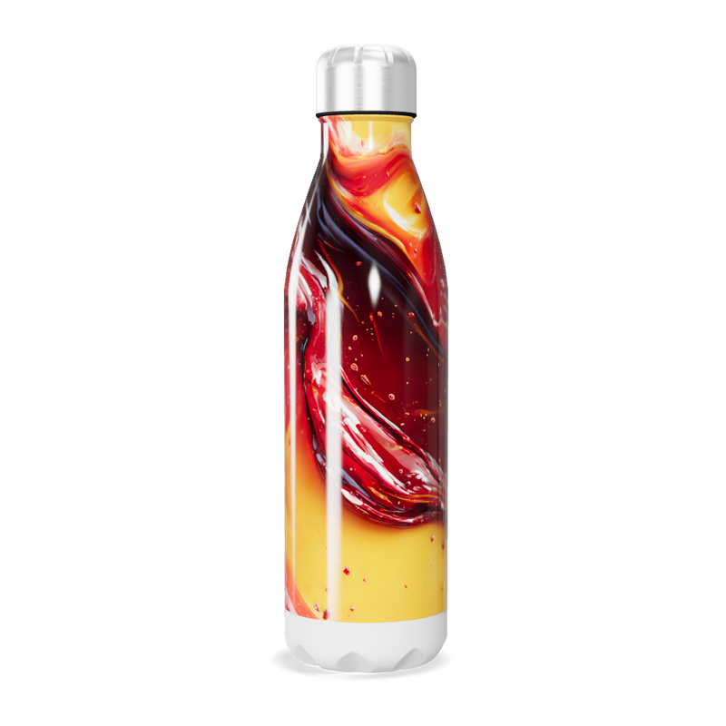 Garrafa Inox Estampada Colorida 500ml