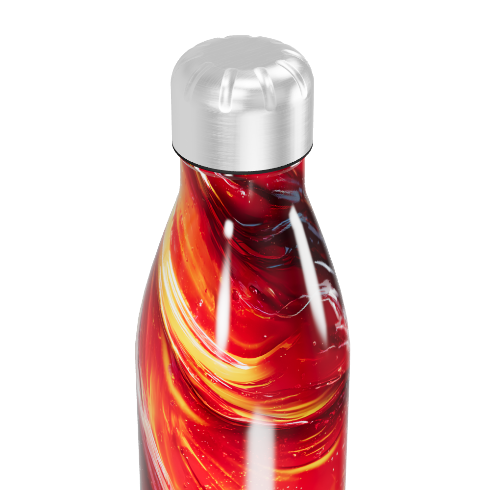 Garrafa Inox Estampada Colorida 500ml