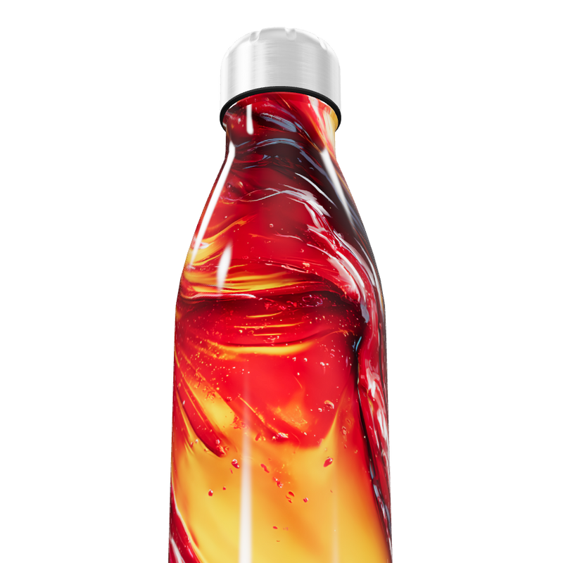 Garrafa Inox Estampada Colorida 500ml