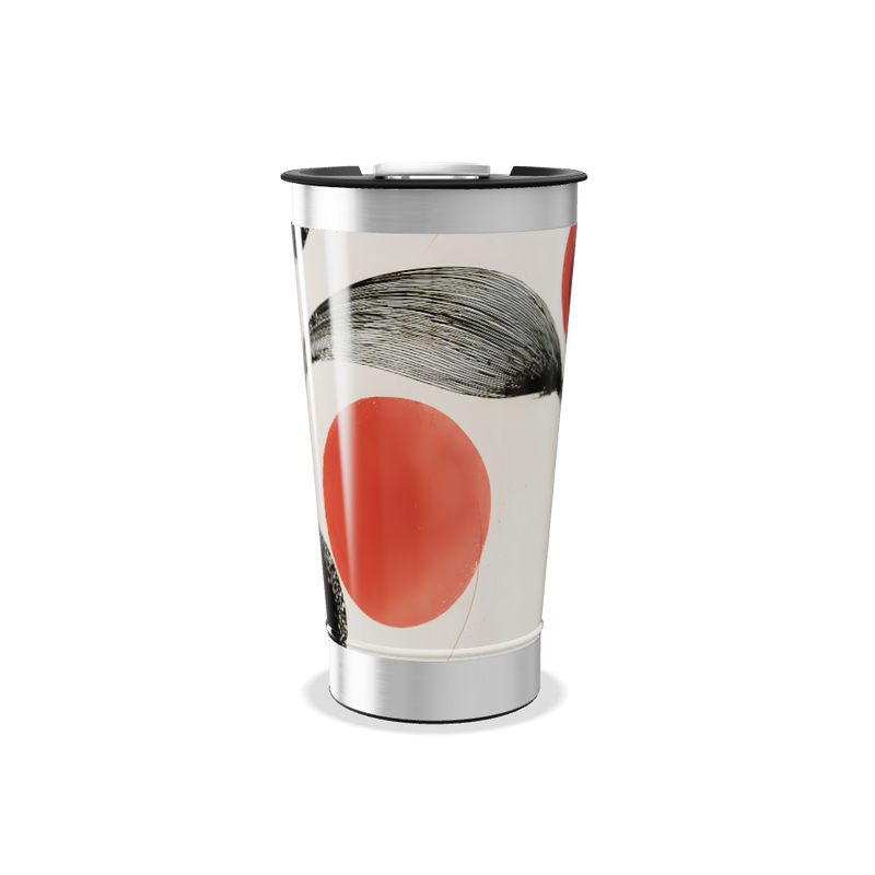 Copo Térmico - Estampa Abstrata Colorida