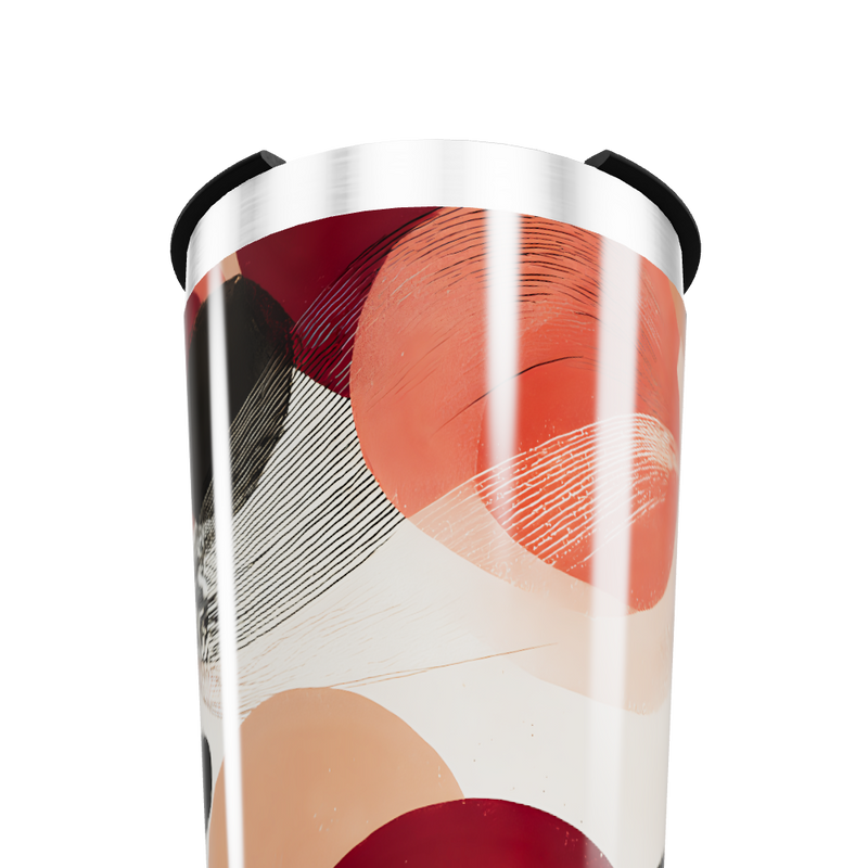 Copo Térmico - Estampa Abstrata Colorida