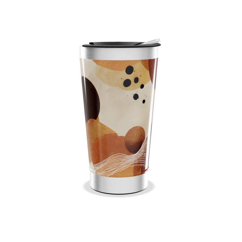 Copo Térmico - Estampa Abstrata Colorida