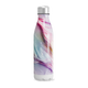 Garrafa Inox Estampa Colorida Marmorizada