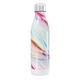 Garrafa Inox Estampa Colorida Marmorizada