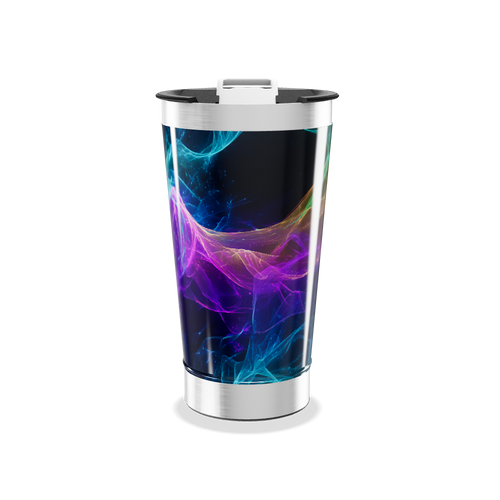 Copo Térmico - Estampa Neon em Aço