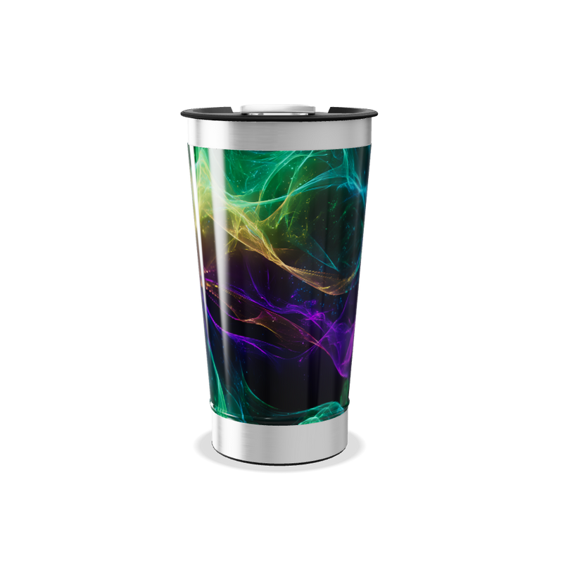 Copo Térmico - Estampa Neon em Aço