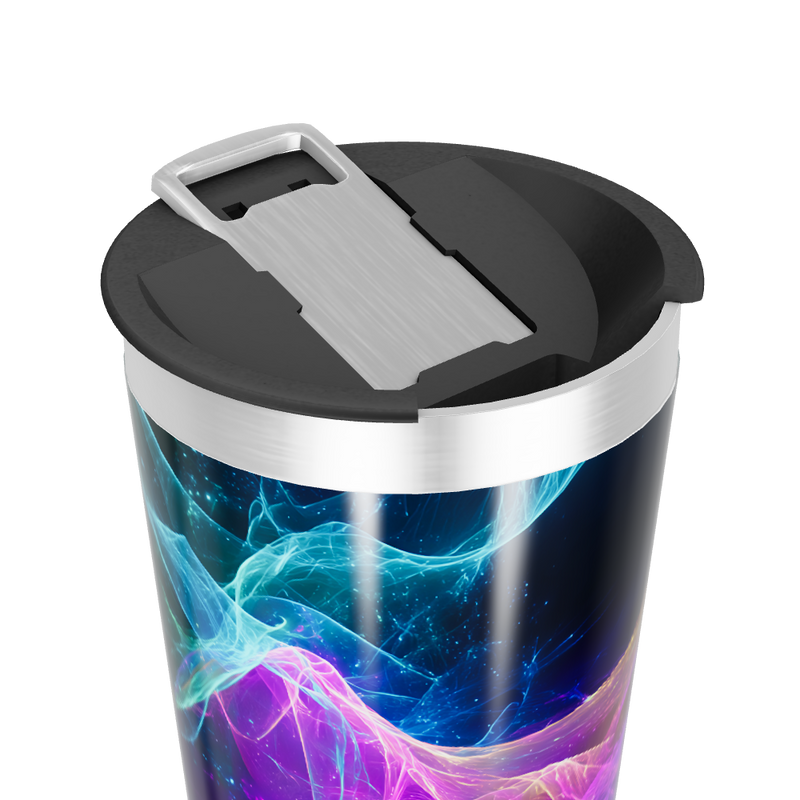 Copo Térmico - Estampa Neon em Aço