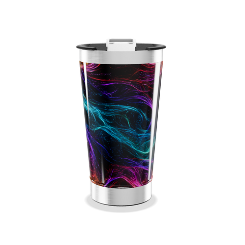 Copo Térmico - Estampa Neon Multicolorida