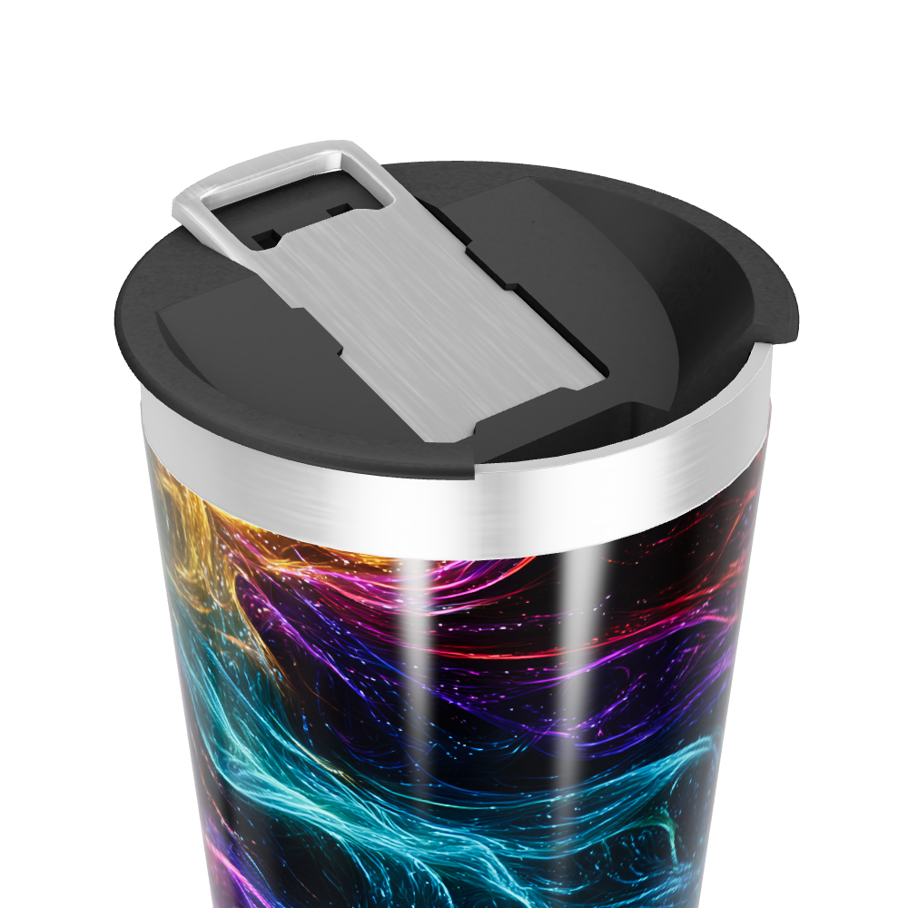 Copo Térmico - Estampa Neon Multicolorida