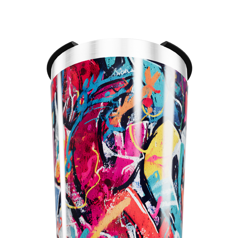 Copo Térmico - Estampa Colorida Abstrata