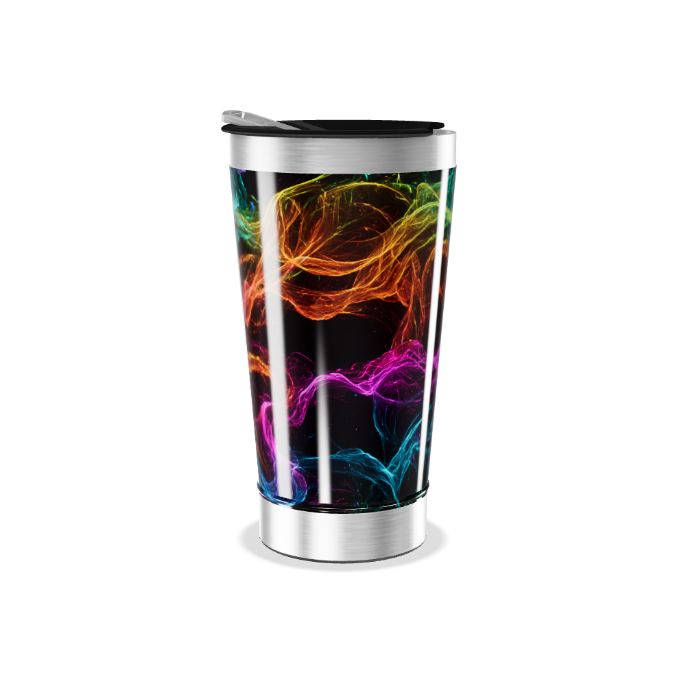 Copo Térmico - Estampa Neon Colorida