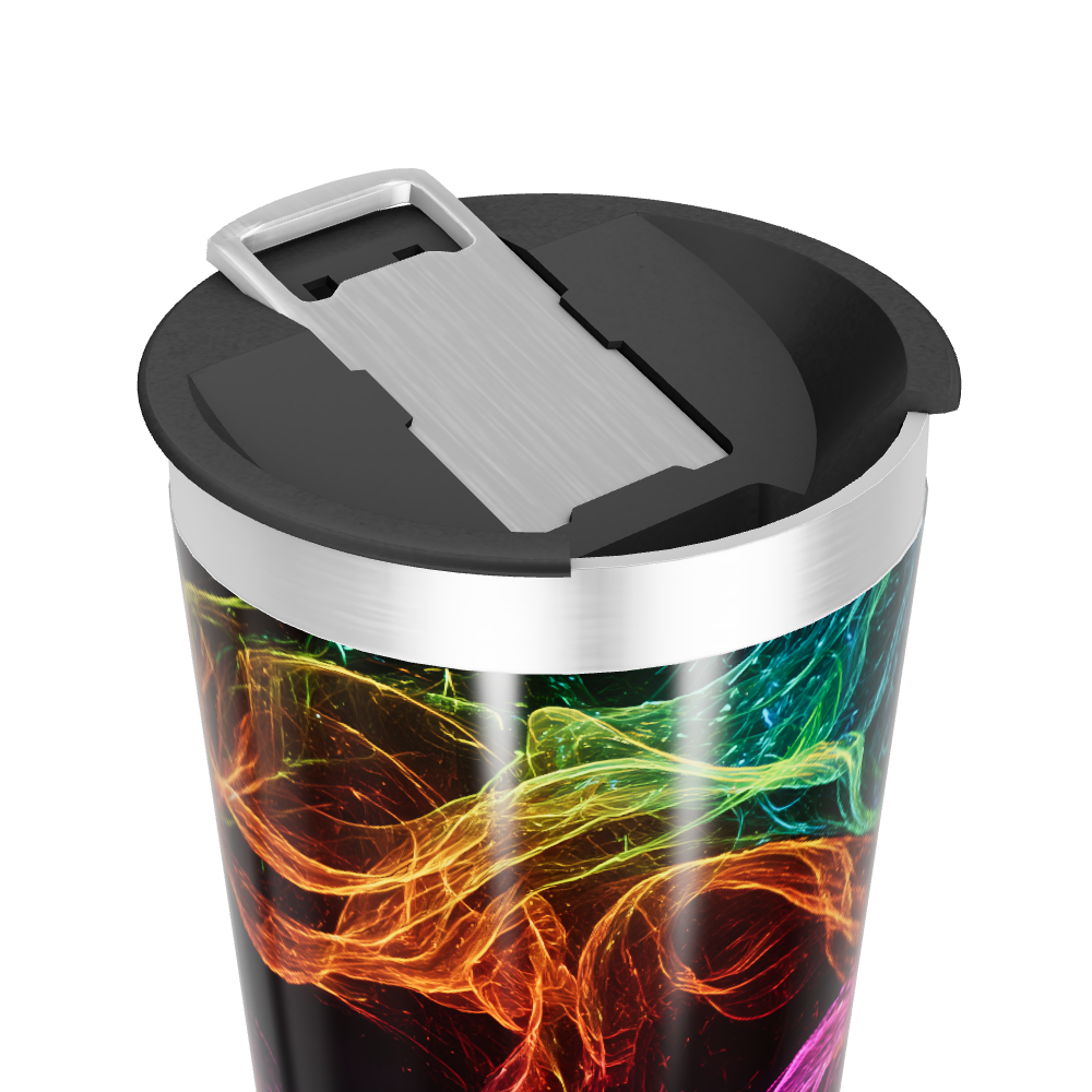 Copo Térmico - Estampa Neon Colorida