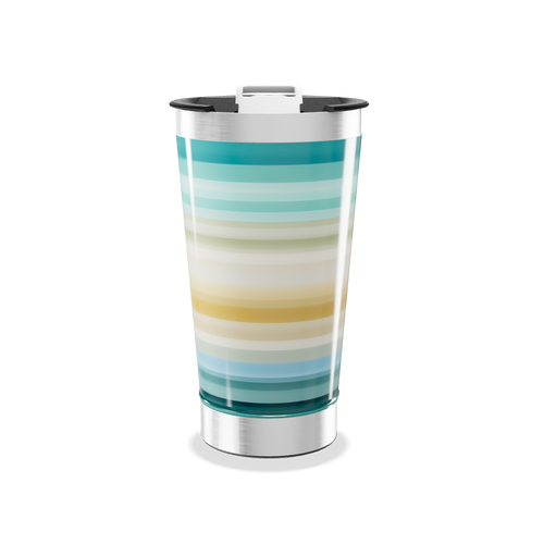 Copo Térmico - Listras Coloridas
