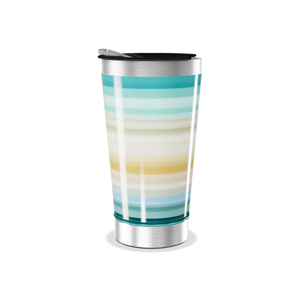Copo Térmico - Listras Coloridas