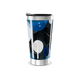 Copo Térmico - Azul com Estampa Abstrata
